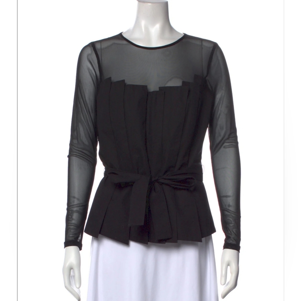 Anne Fontaine Black Broadway Blouse
